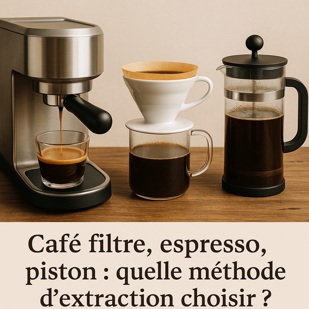 Café filtre, espresso, piston : quelle méthode d'extraction choisir ? - Virtus Café