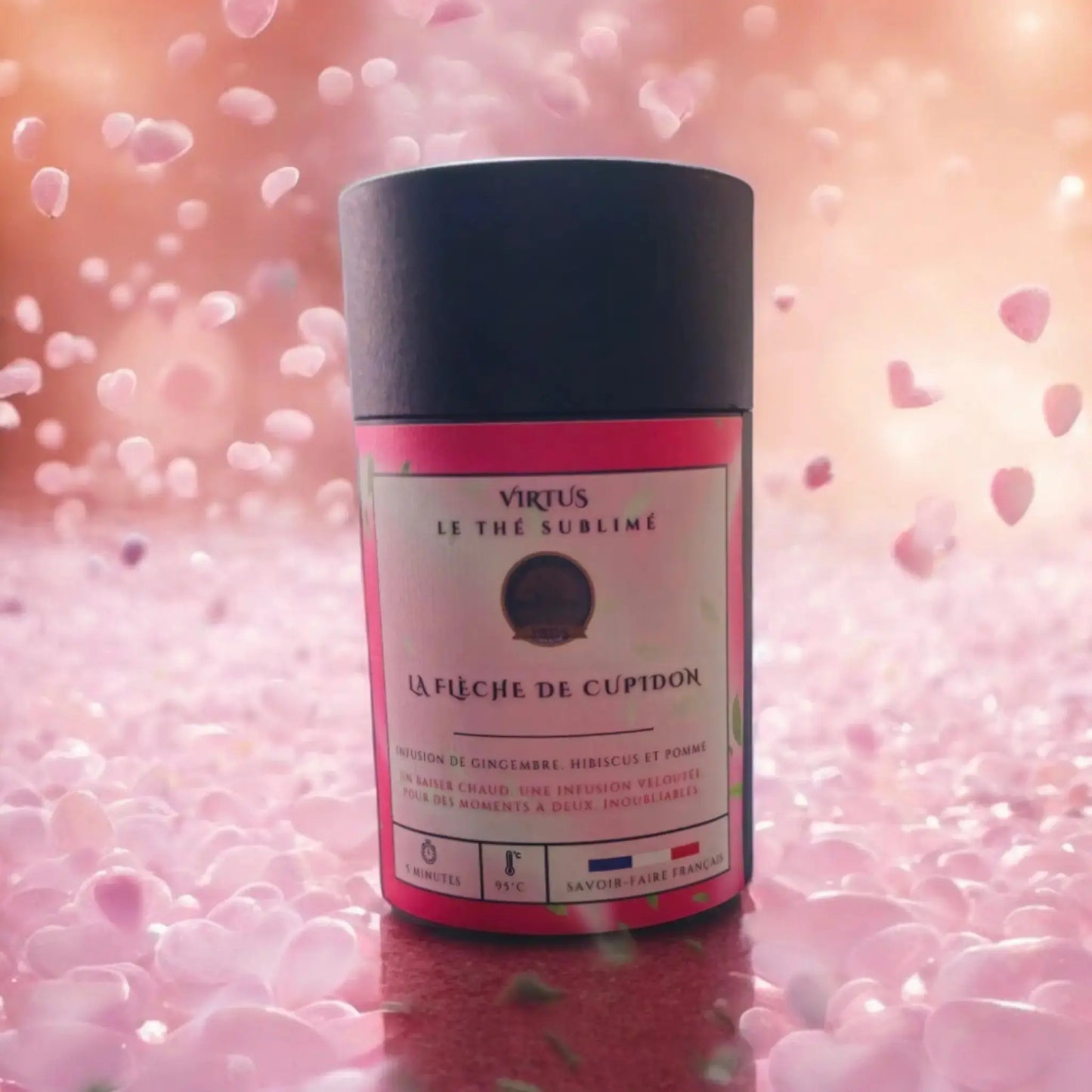 - La flèche de Cupidon |Infusion fruitée gingembre, hibiscus, pomme - Virtus Café & Thé