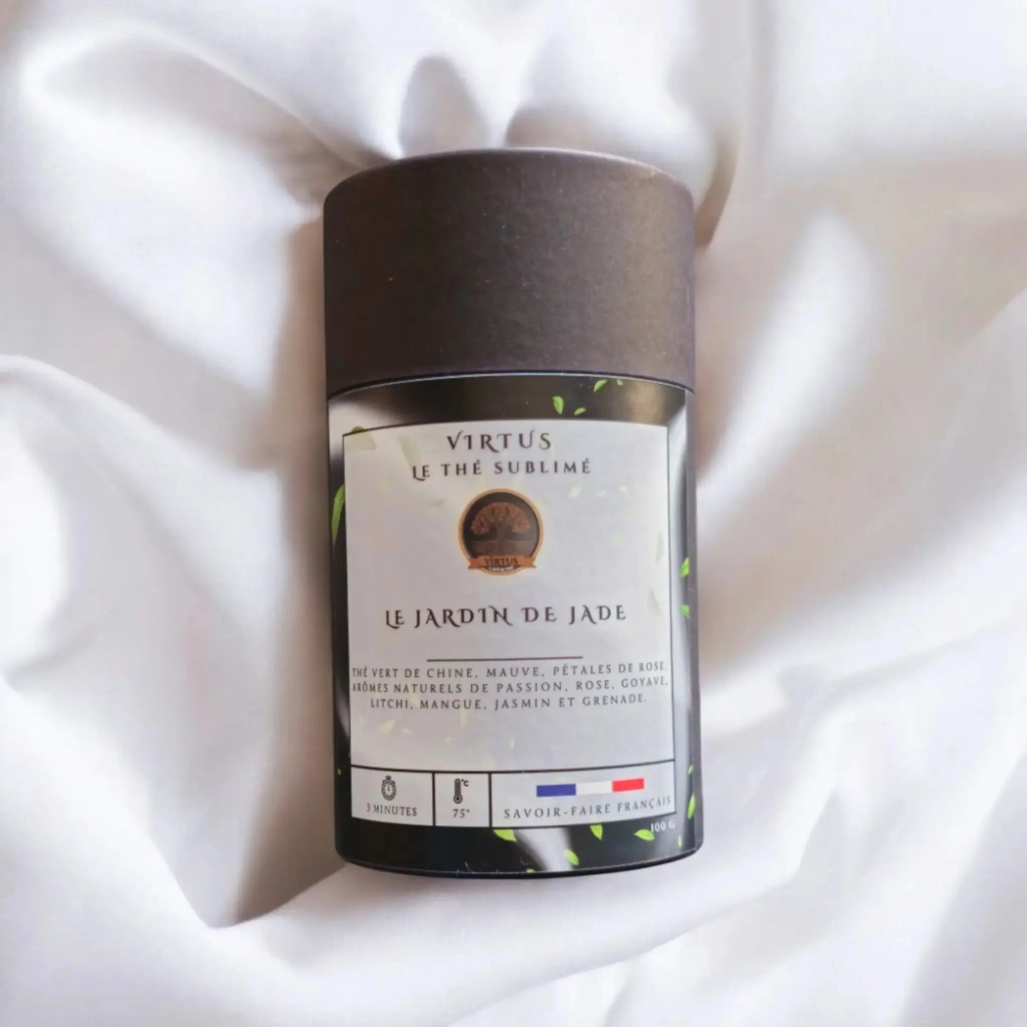 - Le jardin de Jade | Thé vert Sencha, rose, mauve, goyave, litchi, mangue, jasmin, grenade - Virtus Café & Thé