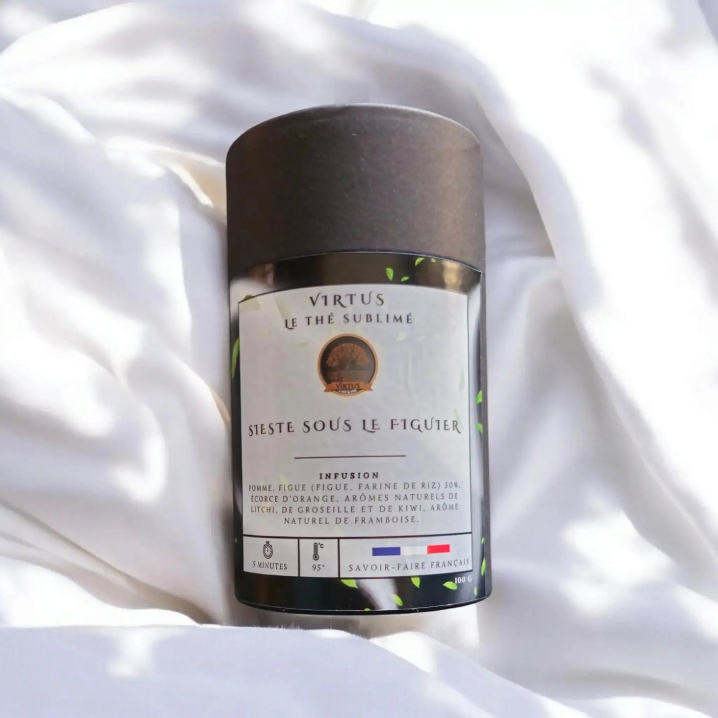 - Sieste sous le figuier | Infusion aux fruits. Pomme, figue, écorce d'orange, litchi, groseille, kiwi, framboise. - Virtus Café & Thé