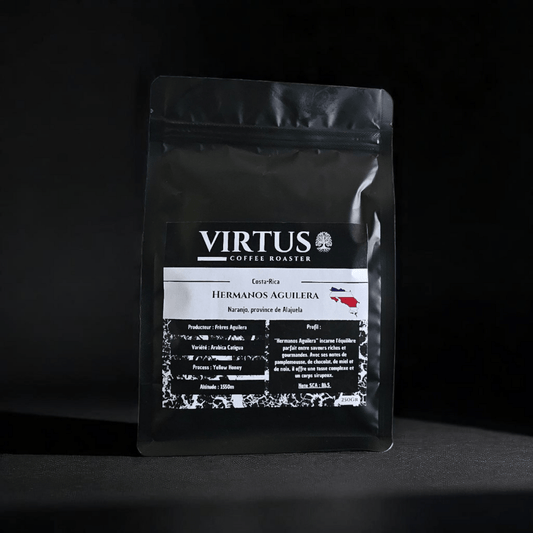  - Costa Rica | Hermanos Aguilera | Café de spécialité | Note SCA 86,5 | Vif et onctueux - Virtus Café