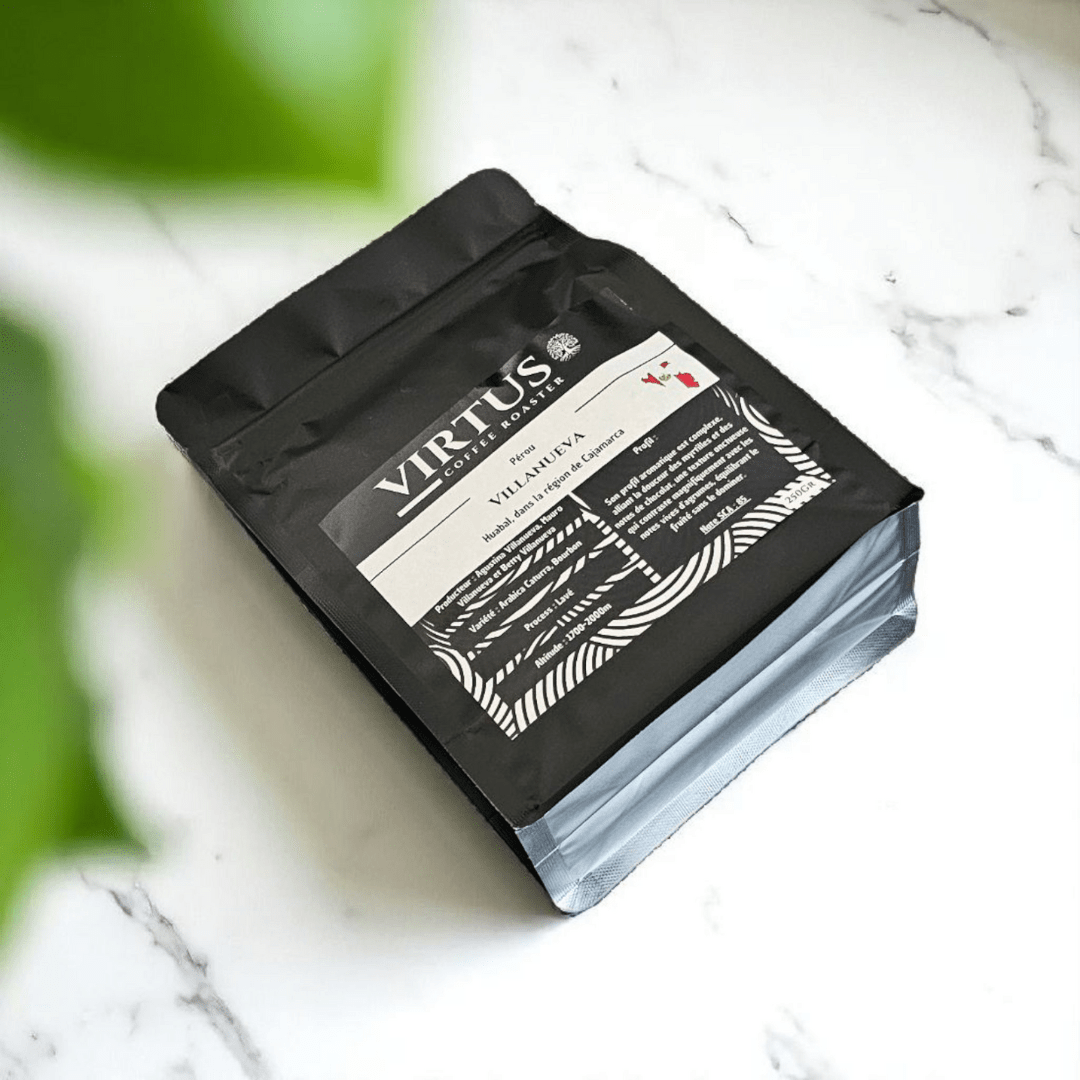  - Pérou | Villanueva | Café de spécialité SCA 85 | Chocolaté & fruité - Virtus Café